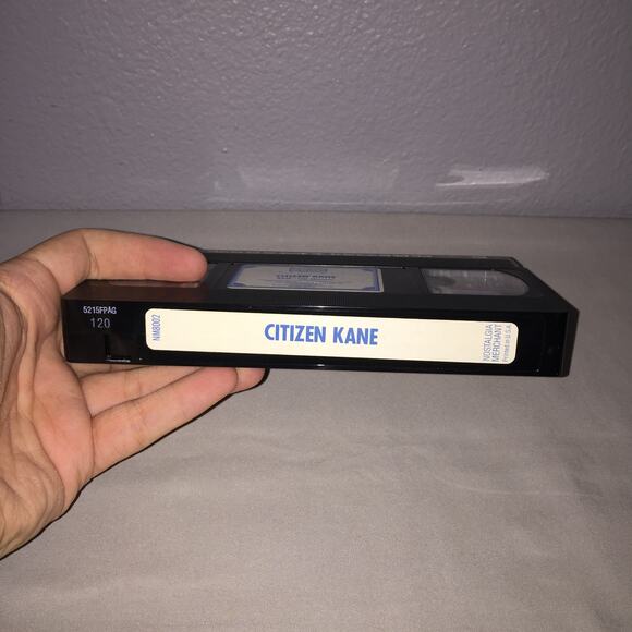 Vhs Used Citizen Kane Tape Orson Wells Cotten Moorhead Damage Please View Pics - Picture 10 of 12